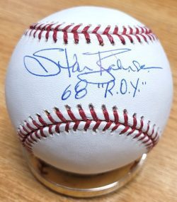 STAN BAHNSEN "68 ROY" Autographed Official Major League Baseball