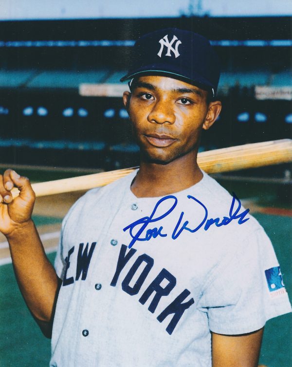 AUTOGRAPHED RON WOODS 8X10 NEW YORK YANKEES photo