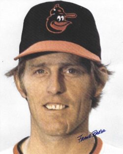 AUTOGRAPHED FRANK BAKER 8X10 photo  Baltimore Orioles