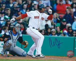AUTOGRAPHED CARL CRAWFORD 8X10 Boston Red Sox photo
