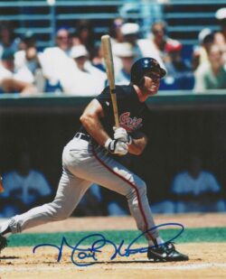 AUTOGRAPHED MATT NOKES 8X10 Baltimore Orioles Photo
