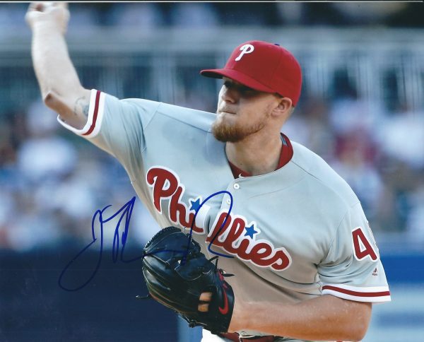 AUTOGRAPHED JAKE THOMPSON 8X10 Philadelphia Phillies Photo