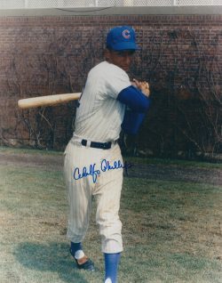 AUTOGRAPHED ADOLFO PHILLIPS 8X10 Chicago Cubs Photo