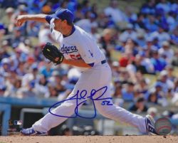 AUTOGRAPHED JOSH LINDBLOM 8x10 Los Angeles Dodgers photo