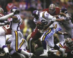 Autographed  ALFRED ANDERSON 8X10 photo - Minnesota Vikings