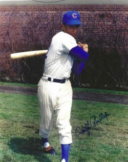 AUTOGRAPHED ADOLFO PHILLIPS 8X10 Chicago Cubs Photo