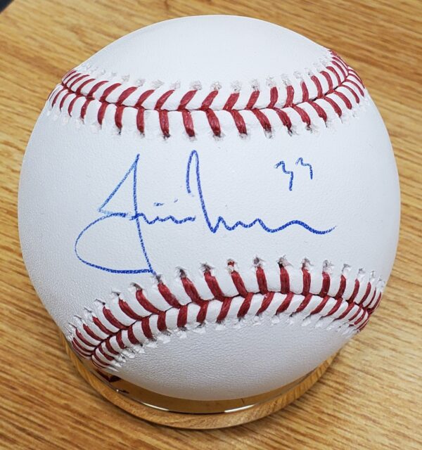 Justin Morneau Autographed Official Major League Baseball