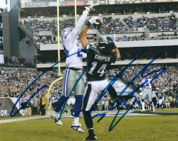 Autographed Riley Cooper 8X10 Philadelphia Eagles Photo