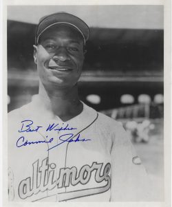 AUTOGRAPHED CONNIE JOHNSON 8X10 Baltimore Orioles Photo