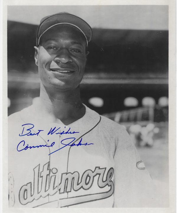 AUTOGRAPHED CONNIE JOHNSON 8X10 Baltimore Orioles Photo