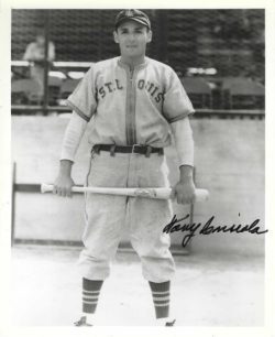 AUTOGRAPHED TONY CRISCOLA 8X10 St. Louis Browns Photo