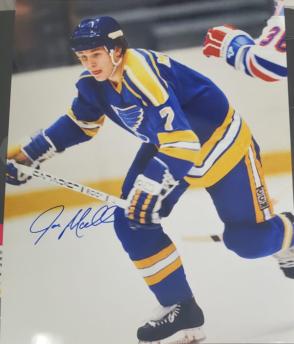Autographed Joey Mullen St. Louis Blues 11x14 Photo