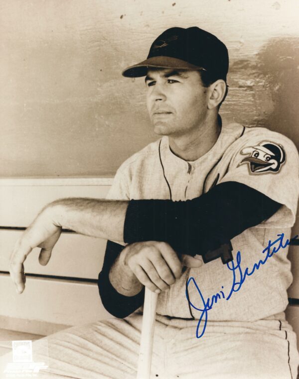 AUTOGRAPHED JIM GENTILE 8X10 Baltimore Orioles Photo