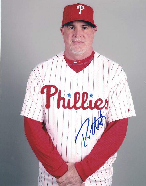 AUTOGRAPHED ROD NICHOLS 8X10 Philadelphia Phillies Photo