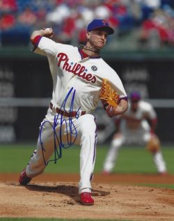 AUTOGRAPHED DAVID BUCHANAN 8X10 Philadelphia Phillies Photo