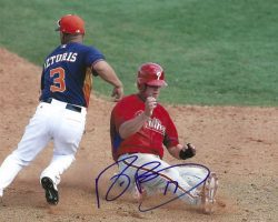 AUTOGRAPHED REID BRIGNAC 8X10 Philadelphia Phillies Photo