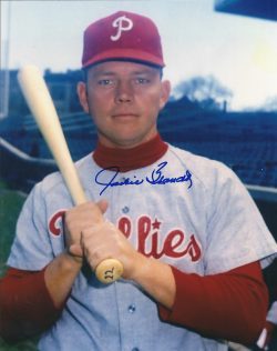 AUTOGRAPHED JACKIE BRANDT 8X10 Philadelphia Phillies Photo