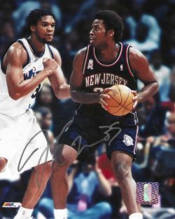 Autographed Jason Collins New Jersey Nets Basketball 8x10 photo