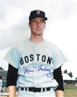 AUTOGRAPHED JIM LONBORG 8X10 Boston Red Sox photo