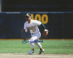 AUTOGRAPHED GLENN HUBBARD  8X10  A's Photo