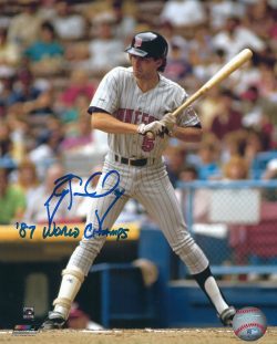 AUTOGRAPHED ROY SMALLEY 8X10 Minnesota Twins photo