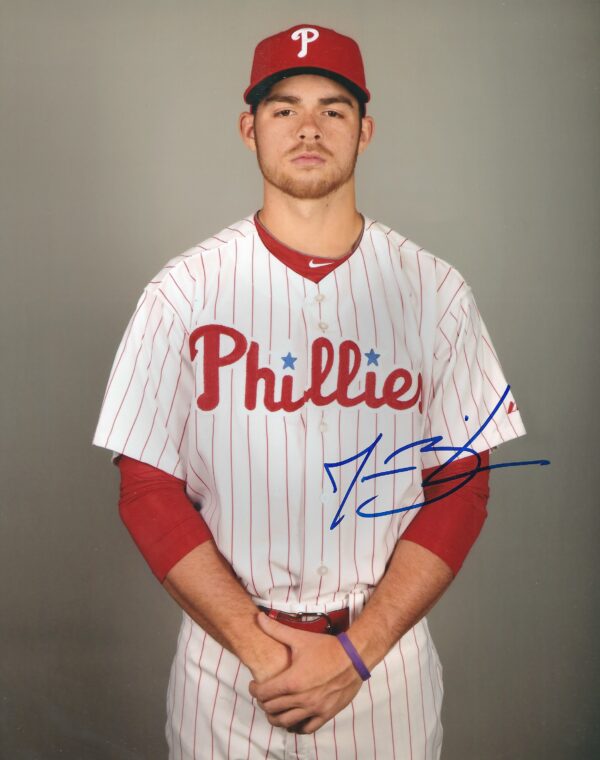 AUTOGRAPHED JESSE BIDDLE 8X10 Philadelphia Phillies Photo