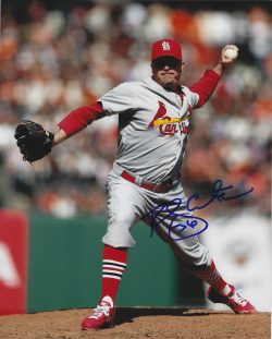 AUTOGRAPHED RANDY CHOATE 8X10 St. Louis Cardinals photo