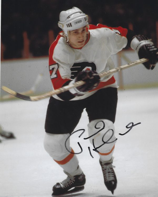 Autographed  PAUL HOLMGREN 8X10 Philadelphia Flyers Photo