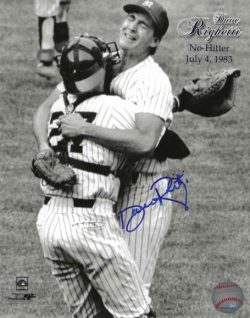 AUTOGRAPHED DAVE RIGHETTI 8X10 NEW YORK YANKEES photo