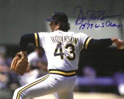 Autographed DON ROBINSON "1979 WS Champs" 8X10 Photo Pittsburgh Pirates