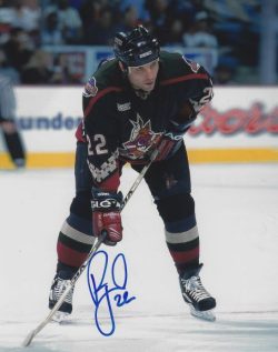 Autographed RICK TOCCHET 8X10 Phoenix Coyotes Photo