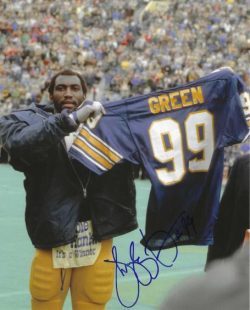 Autographed HUGH GREEN 8X10 Pitt Panthers Photo