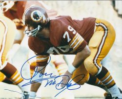 Autographed RON MCDOLE 8x10 Washington Redskins Photo