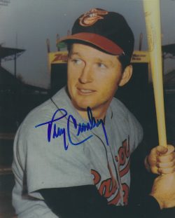 AUTOGRAPHED TERRY CROWLEY 8X10 Baltimore Orioles Photo