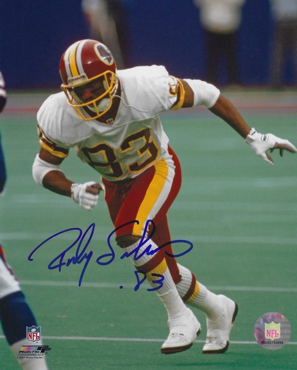 Autographed RICKY SANDERS 8x10 Washington Redskins Photo