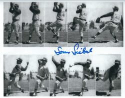 AUTOGRAPHED SONNY SIEBERT 8X10 Cleveland Indians Photo