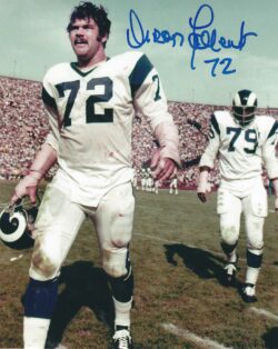 AUTOGRAPHED  DIRON TALBERT 8X10 Los Angeles Rams photo