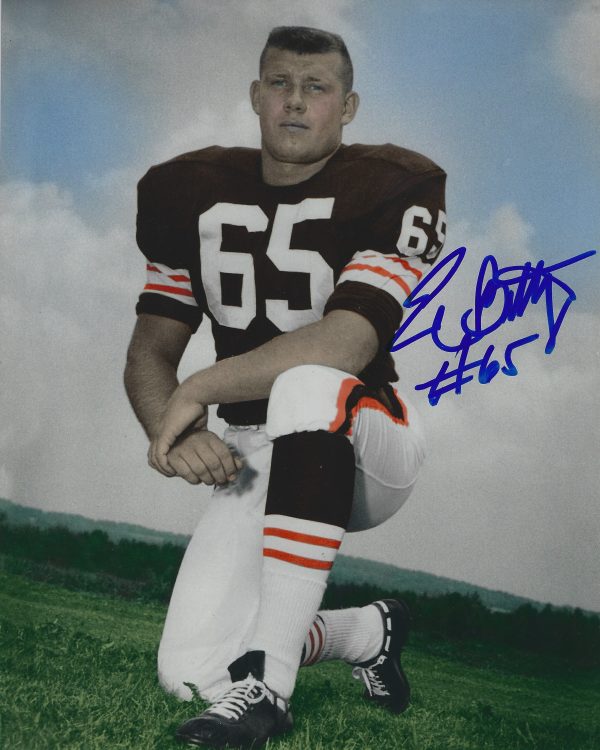 Autographed ED BETTRIDGE 8X10 Cleveland Browns Photo