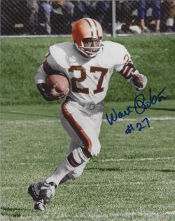 Autographed WALT ROBERTS  8X10 Cleveland Browns Photo