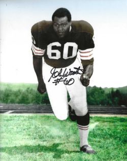 Autographed JOHN WOOTEN 8X10 Cleveland Browns Photo