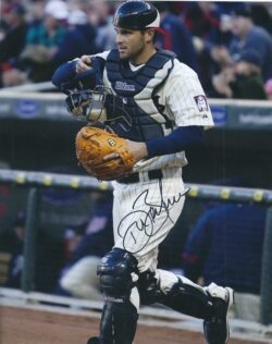 AUTOGRAPHED DREW BUTERA 8X10 Minnesota Twins photo