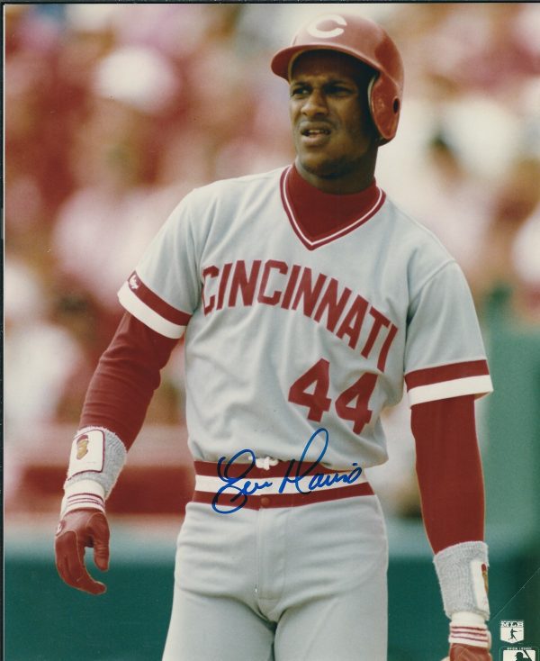 AUTOGRAPHED ERIC DAVIS  8X10 Cincinnati Reds Photo