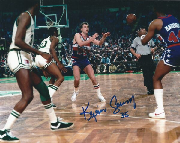 Autographed KEVIN GREVEY 8x10 Washington Bullets Photo