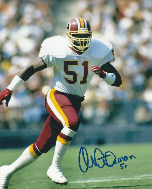 Autographed MONTE COLEMAN 8x10 Washington Redskins Photo