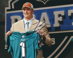 Autographed JAKE LONG 8X10 Miami Dolphins  photo
