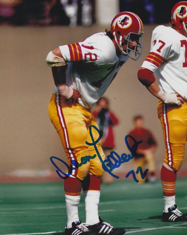 Autographed DIRON TALBERT 8x10 Washington Redskins Photo