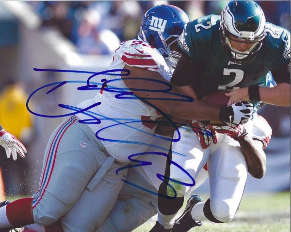 AUTOGRAPHED  MIKE PATTERSON 8X10 photo New York Giants