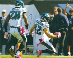 Autographed CHRIS MARAGOS 8X10 Philadelphia Eagles Photo