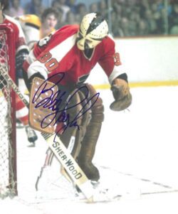 Autographed Bobby Taylor 8X10 Philadelphia Flyers Photo