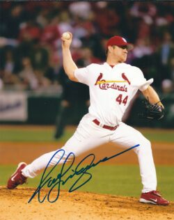 AUTOGRAPHED  JASON ISRINGHAUSEN 8X10 St. Louis Cardinals photo